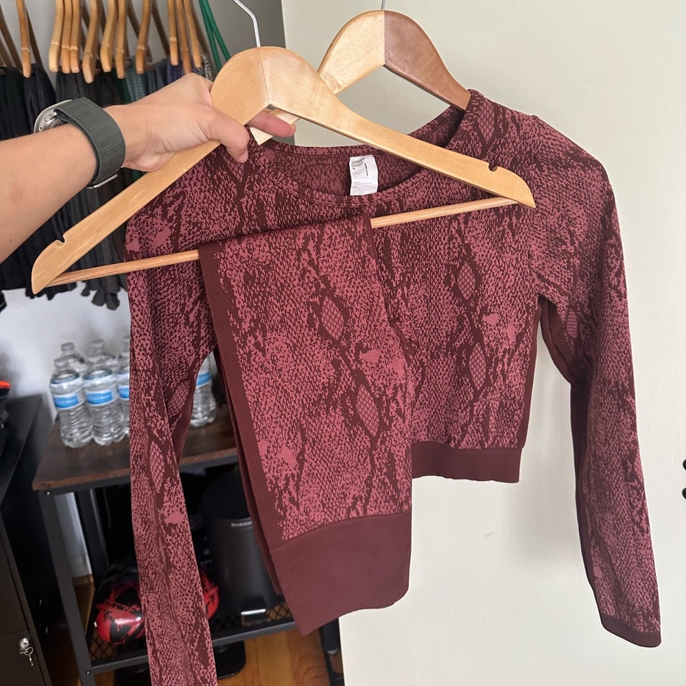 Fabletics Matching Workout Set Size M